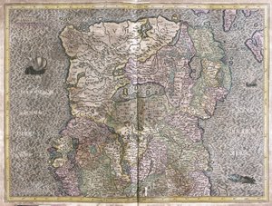 アイルランド 作： Gerardus Mercator