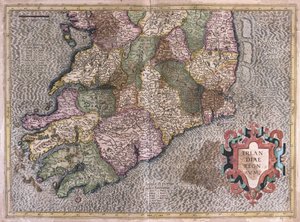 アイルランド 作： Gerardus Mercator