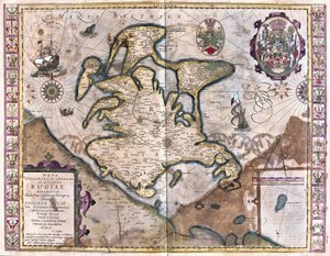 ドイツ、ルゲン島（彫刻 作： Gerardus Mercator