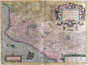 メキシコ (彫刻) 作： Gerardus Mercator