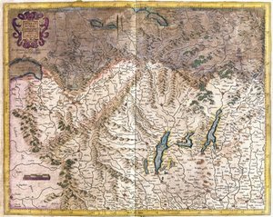 北イタリア（彫刻 作： Gerardus Mercator
