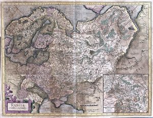 ロシア (彫刻) 作： Gerardus Mercator