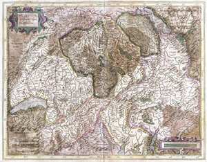 スイス (彫刻) 作： Gerardus Mercator