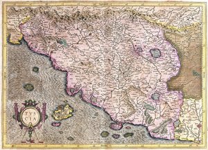 イタリア・トスカーナ州（彫刻 作： Gerardus Mercator