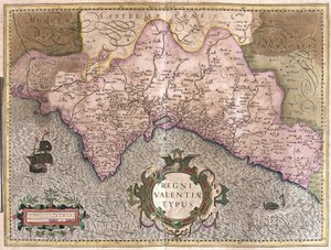 スペイン・バレンシア（彫刻 作： Gerardus Mercator