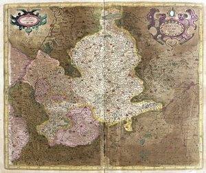 南ドイツ、ヴュルテンベルク州（彫刻 作： Gerardus Mercator
