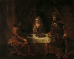 アハシュエロスの怒り 作： Gerbrand van den Eeckhout (manner of)