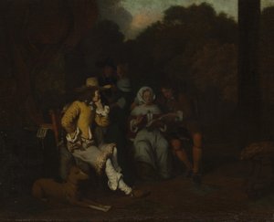 1650 年代初頭の音楽パーティー。 作： Gerbrand van den Eeckhout