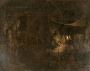 羊飼いの礼拝、1665年。 作： Gerbrand van den Eeckhout