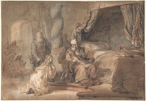 ダビデとバテシバの約束 作： Gerbrandt van den Eeckhout