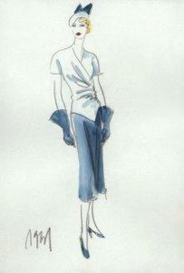 女性のファッション1931、スカートとブラウス- G.Hartung 作： Gerd Hartung