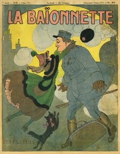 フランスの新聞『La Baionnette』の表紙