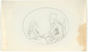 フレデリック皇太子と皇太子 (Chr. VIII) 作： Gerhard Ludvig Lahde