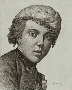Jens Juel、1767 年の Juel の自画像の後