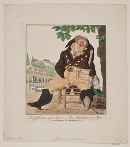 夕食後のガストロノーム 作： Gerhard Ludvig Lahde