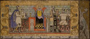 王の広間のオースムンド 作： Gerhard Munthe