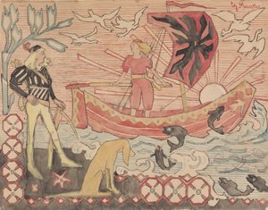 陽気な歌、1892年頃。 作： Gerhard Munthe