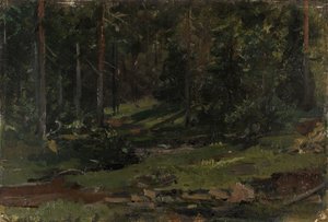 森林の風景 作： Gerhard Munthe