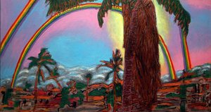 カボの虹、2020年（キャンバスに油彩） 作： Gerhardt Isringhaus