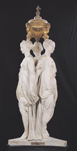 アンリ2世の心を込めた葬儀の碑、三美神（1519-59）1559（大理石）