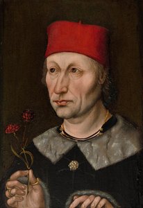 赤い帽子の男の肖像 作： German