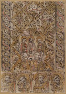 カナの結婚を描いた書見台布 作： German 15th Century