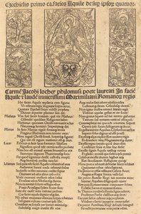 鷲と皇帝マクシミリアン1世の比喩 作： German 15th Century