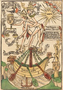 教皇パウロ二世と皇帝フリードリヒ三世の会合の寓話 作： German 15th Century