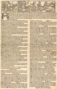 キリスト降誕と礼拝のカレンダー 作： German 15th Century
