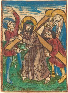 十字架を負うキリスト 作： German 15th Century