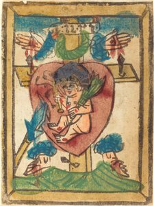 聖心の中の幼子キリスト 作： German 15th Century
