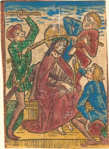 いばらの冠をかぶったキリスト 作： German 15th Century