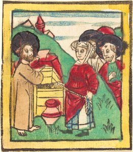 キリストとサマリアの女 作： German 15th Century