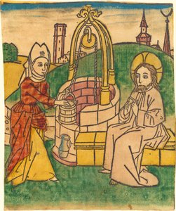 キリストとサマリアの女 作： German 15th Century