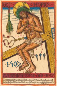 悲しみの人としてのキリスト 作： German 15th Century