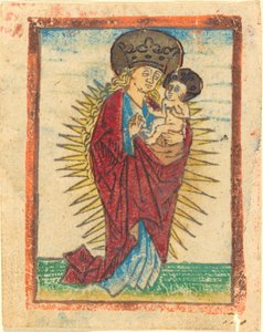マドンナとチャイルド・イン・ザ・グローリー 作： German 15th Century