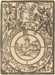 火星と金星 作： German 15th Century
