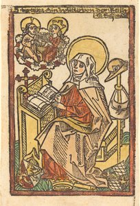 聖ブリジット 作： German 15th Century