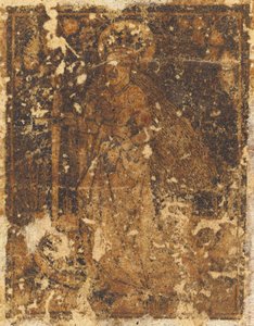 聖カタリナ [裏面] 作： German 15th Century