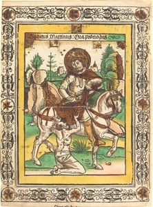 聖マルティンと乞食 作： German 15th Century