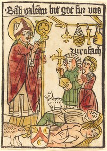 聖バレンタイン 作： German 15th Century