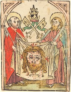 スダリウムを持つ聖ペテロと聖パウロ 作： German 15th Century