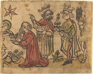 魔術師の崇拝 作： German 15th Century