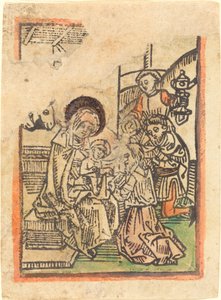 マギの崇拝 作： German 15th Century
