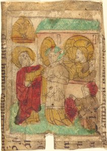 ピーターの否認 作： German 15th Century