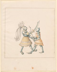 Freydal、The Book of Jousts and Tournament of Jousts and Tournament of Emperor Maximilian I: Combats on Foot (Jousts)(Volume III): プレート 153