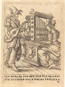 私は音でポジティブを打った、Zytternavchmachtはすべて幸せに 作： German 16th Century