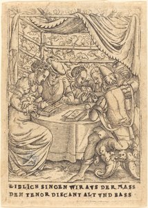 私たちは通常、群衆の前でテナー・ディスカント・アルトとベースを歌います 作： German 16th Century