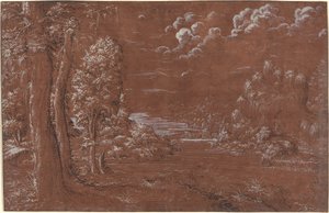 川の風景 作： German 16th Century