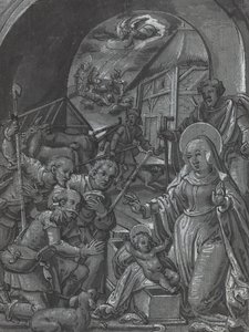 キリストの誕生[裏] 作： German 16th Century